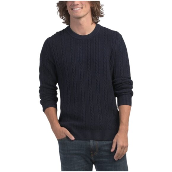 TRUTH Cabled Crew Neck Sweater - Picture 1 of 2